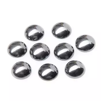 Кабошон гематит (1 шт) 10 мм