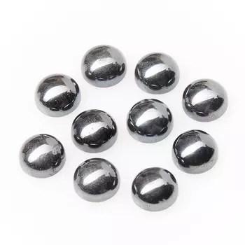 Кабошон гематит (1 шт) 8 мм