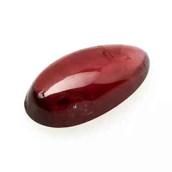 Кабошон гранат альмандин 4*7 мм (1 шт)