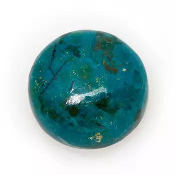 Кабошон хризоколла 10 мм