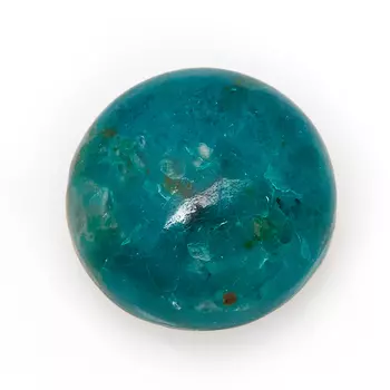 Кабошон хризоколла 10 мм