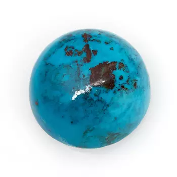 Кабошон хризоколла 10 мм