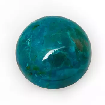 Кабошон хризоколла 12 мм