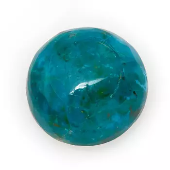 Кабошон хризоколла 12 мм