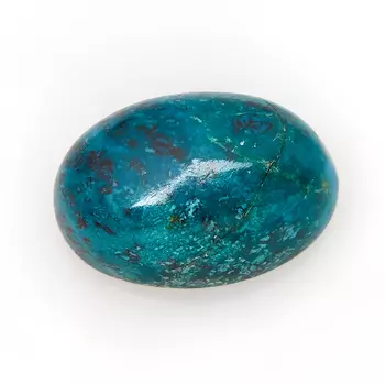 Кабошон хризоколла 8*12 мм