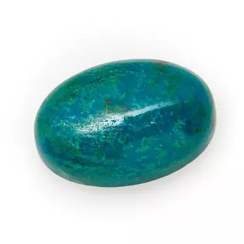 Кабошон хризоколла 8*12 мм