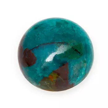 Кабошон хризоколла 8 мм