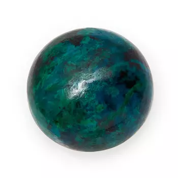 Кабошон хризоколла 8 мм