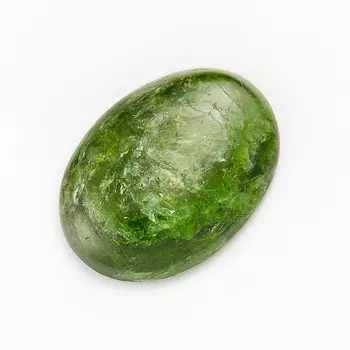 Кабошон хромдиопсид 13*18 мм