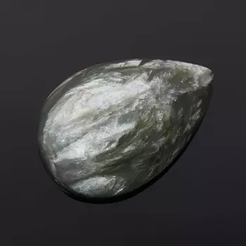 Кабошон клинохлор (серафинит) 12*17 мм