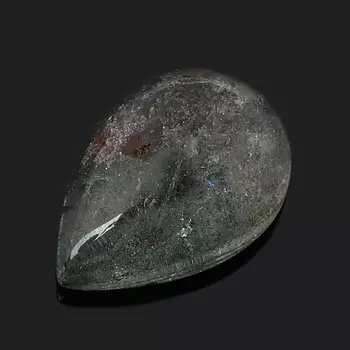 Кабошон кварц с хлоритом 10*14 мм