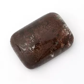 Кабошон кварц с хлоритом 10*14 мм