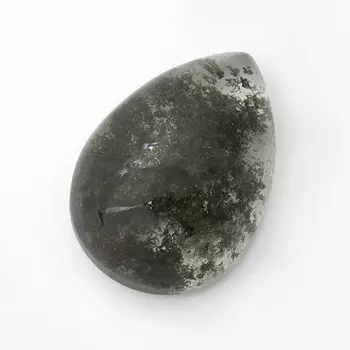 Кабошон кварц с хлоритом 13*18 мм