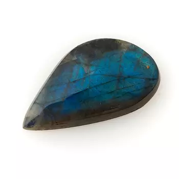 Кабошон лабрадор 10,5*18 мм (1 шт)