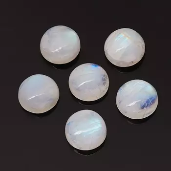 Кабошон лунный камень (адуляр) (1 шт) 12 мм