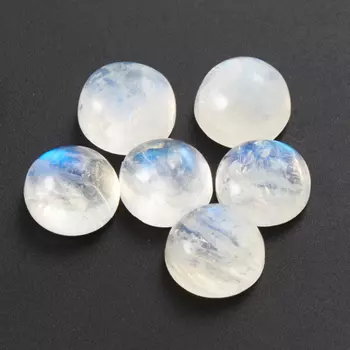Кабошон лунный камень (адуляр) (1 шт) 8 мм