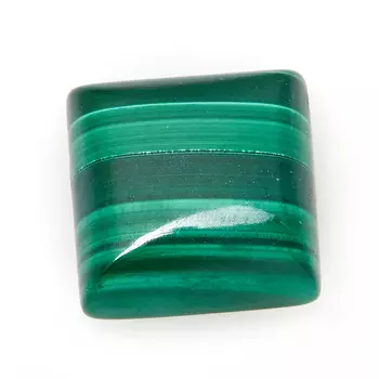 Кабошон малахит 10*10 мм