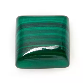 Кабошон малахит 10*10 мм