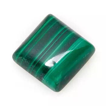 Кабошон малахит 10*10 мм