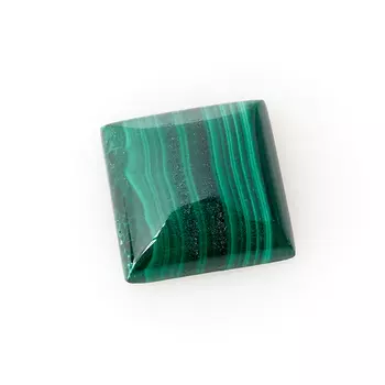 Кабошон малахит 12*12 мм