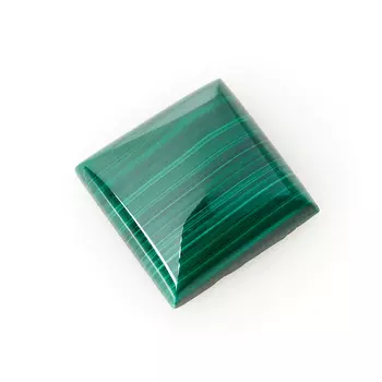 Кабошон малахит 12*12 мм