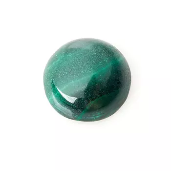 Кабошон малахит 12 мм