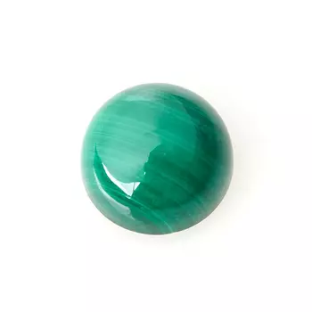Кабошон малахит 8 мм