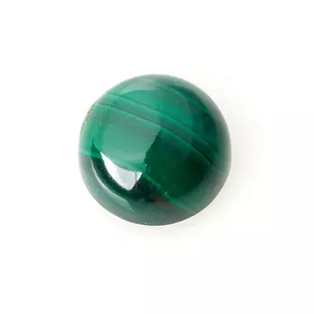 Кабошон малахит 8 мм