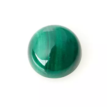 Кабошон малахит 8 мм