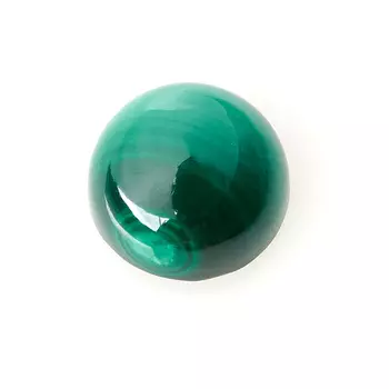 Кабошон малахит 8 мм