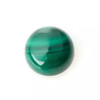 Кабошон малахит 8 мм