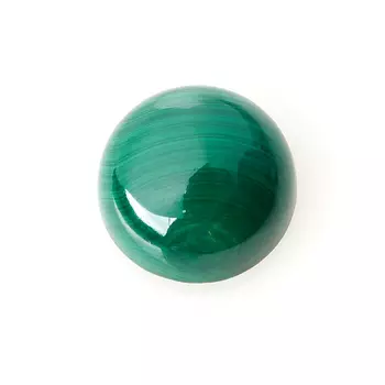 Кабошон малахит 8 мм