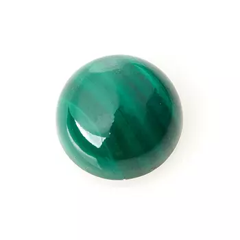 Кабошон малахит 8 мм