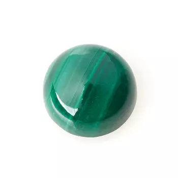 Кабошон малахит 8 мм