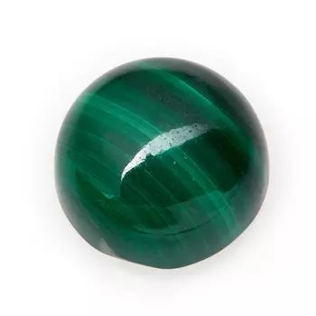 Кабошон малахит 8 мм