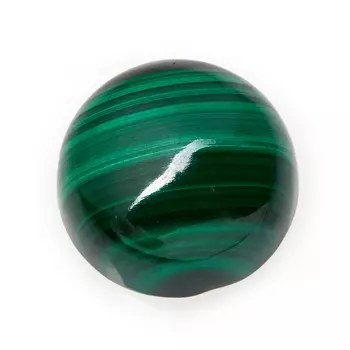 Кабошон малахит 8 мм