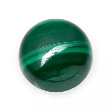 Кабошон малахит 8 мм