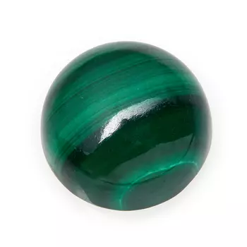 Кабошон малахит 8 мм