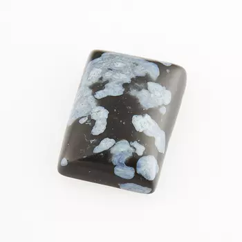 Кабошон обсидиан снежный 10*14 мм