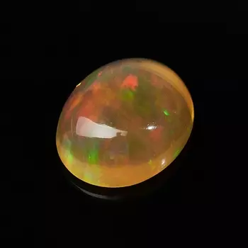 Кабошон опал благородный огненный 10*8*4 мм