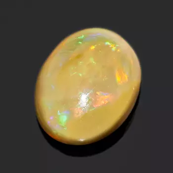 Кабошон опал благородный огненный 9*7,5*5 мм