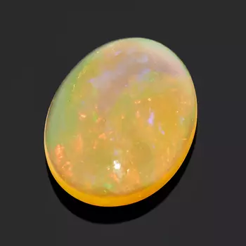 Кабошон опал благородный желтый 10*8*4 мм
