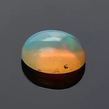 Кабошон опал благородный желтый 6*8 мм