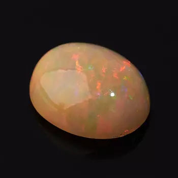 Кабошон опал благородный желтый 9*12 мм (1 шт)