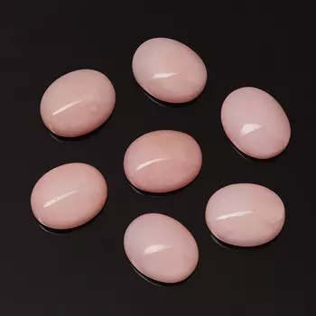 Кабошон опал розовый (1 шт) 8*10 мм