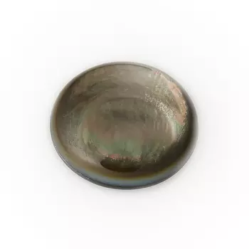 Кабошон перламутр галиотис (дублет) 15 мм