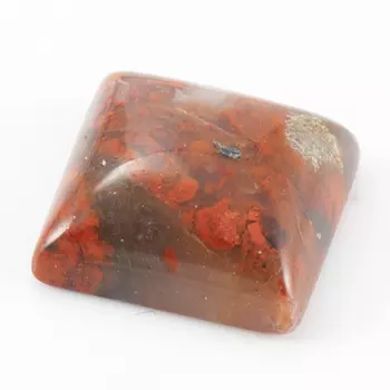 Кабошон яшма красная 10*10 мм