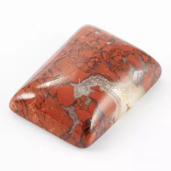 Кабошон яшма красная 10*14 мм