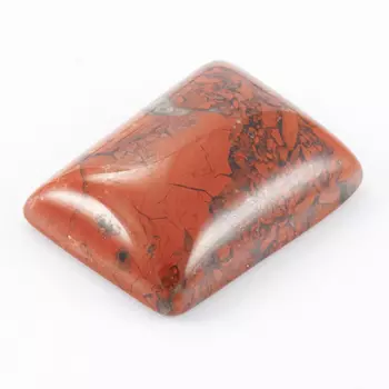 Кабошон яшма красная 10*14 мм