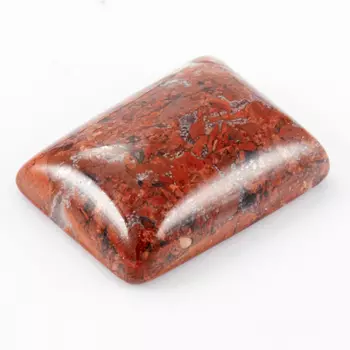 Кабошон яшма красная 10*14 мм